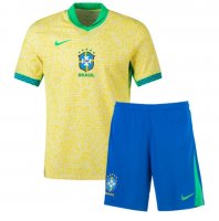 Brasil 1a Equipación 2024 Kit Junior