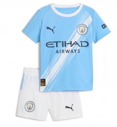 Manchester City Home 2025/26 Junior Kit