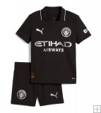 Manchester City 2a Equipación 2025/26 Kit Junior
