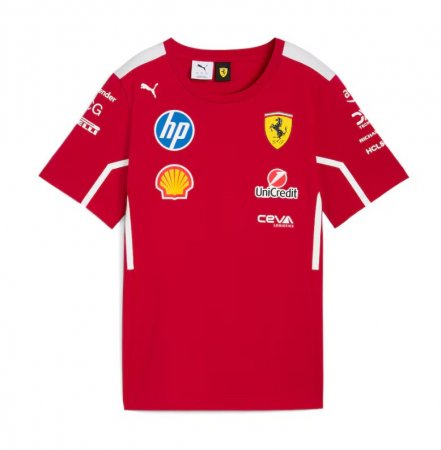 T-Shirt Équipe Scuderia Ferrari 2025