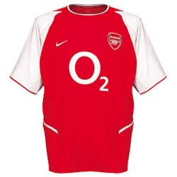 Maillot Arsenal Domicile 2003-04