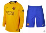 Kit Junior FC Barcelone Exterieur 2015/16 ML