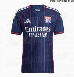 Maillot Olympique Lyonnais Extérieur 2025/26 - Authentic