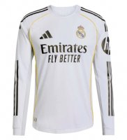 Maglia Real Madrid Home 2025/26 ML - Authentic