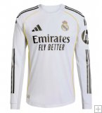 Maillot Real Madrid Domicile 2025/26 ML - Authentic