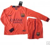 Kit Junior FC Barcelone Exterieur ML 2014/15