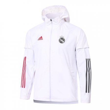 Veste zippé à capuche Imperméable Real Madrid 2020/21