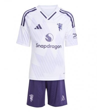 Manchester United 2a Equipación 2025/26 Kit Junior