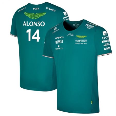 Aston Martin Aramco Cognizant F1 2023 T-Shirt - Fernando Alonso