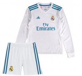 Real Madrid Home 2017/18 Junior Kit ML