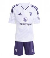 Manchester United 2a Equipación 2025/26 Kit Junior