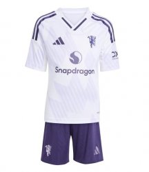 Manchester United 2a Equipación 2025/26 Kit Junior