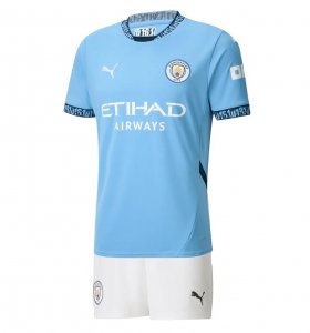 Manchester City 1a Equipación 2024/25 Kit Junior