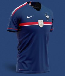 Maillot France Domicile 2020/21 - Concept