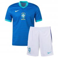 Brasile Away 2024 Junior Kit