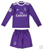 Kit Junior Real Madrid Exterieur 2016/17 ML