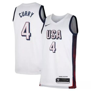 Stephen Curry, USA Olympics 2024 - White