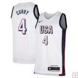 Stephen Curry, USA Olympics 2024 - White