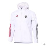 Veste zippé à capuche Imperméable Real Madrid 2020/21